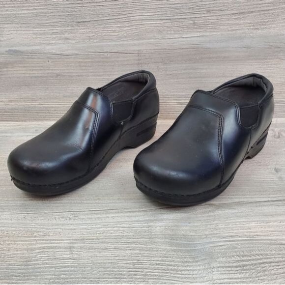 Dansko XP Classic black leather clogs comfort shoe - Picture 2 of 13